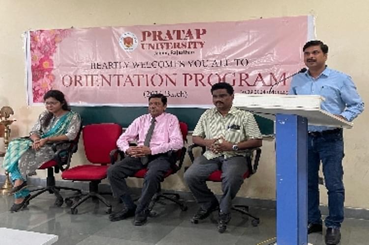 Pratap University Jaipur Orientation ceremony photo 9